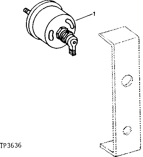Схема запчастей John Deere 90A - 5 - BATTERY DISCONNECT SWITCH 1676 - ELECTRICAL SYSTEM 16