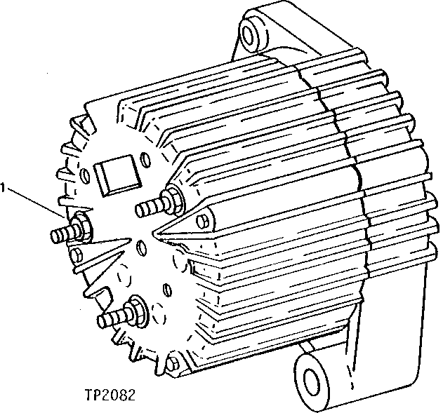 Схема запчастей John Deere 90 - 2 - ATERNATOR 1672 - ELECTRICAL SYSTEMS 16