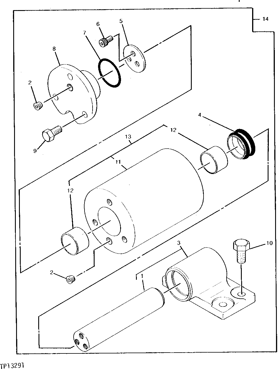 Схема запчастей John Deere 90 - 16 - UPPER ROLLER 130 - TRACKS 1
