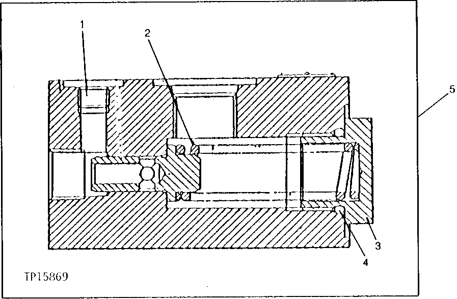 Схема запчастей John Deere 90 - 61 - PILOT RELIEF VALVE 2160 - MAIN HYDRAULIC SYSTEM 21