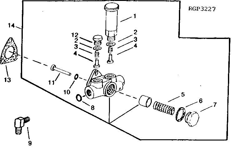 Схема запчастей John Deere 90 - 2 - REPLACEMENT FUEL TRANSFER PUMP (ROBERT BOSCH) 421 - ENGINE 4