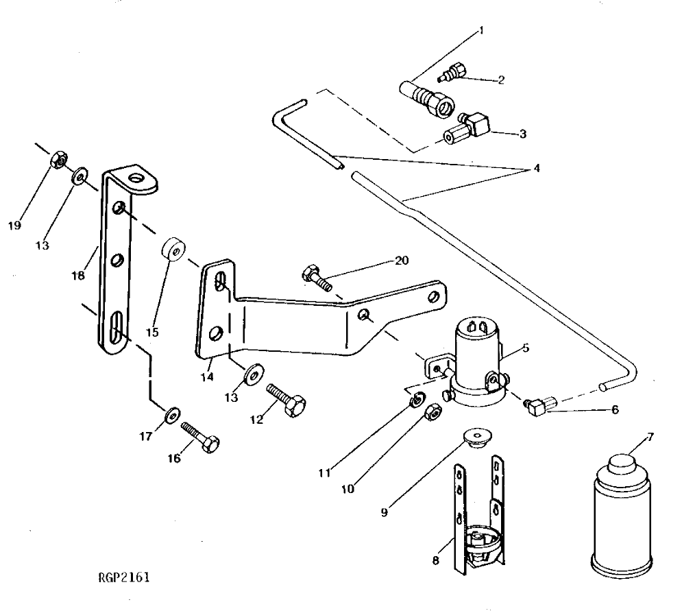 Схема запчастей John Deere 90 - 2 - COLD WEATHER STARTING AID 505 - ENGINE AUXILIARY SYSTEMS 5