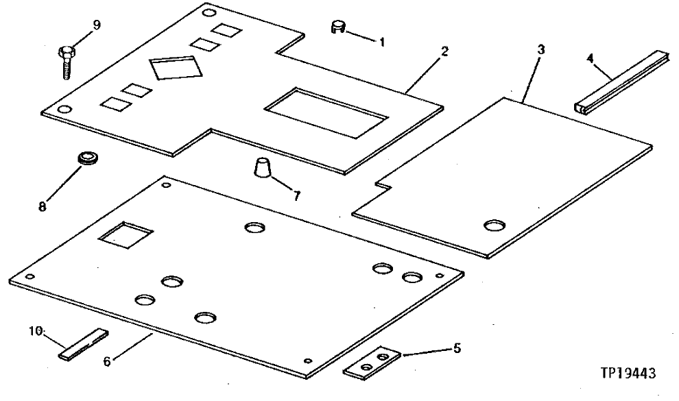 Схема запчастей John Deere 90C - 19 - CAB PLATFORM 1810 - OPERATORS STATION 18