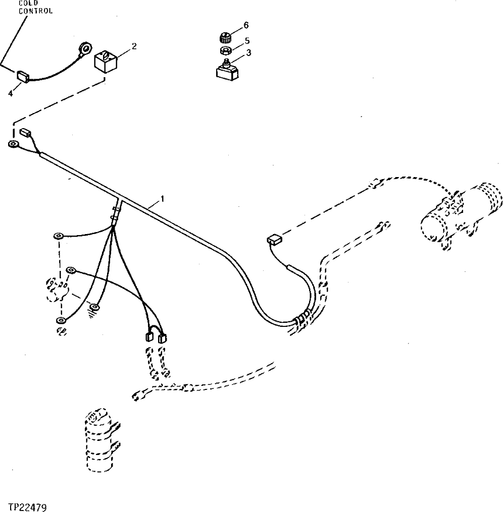 Схема запчастей John Deere 90C - 2 - AIR CONDITIONER HARNESS 1830 - OPERATORS STATION 18