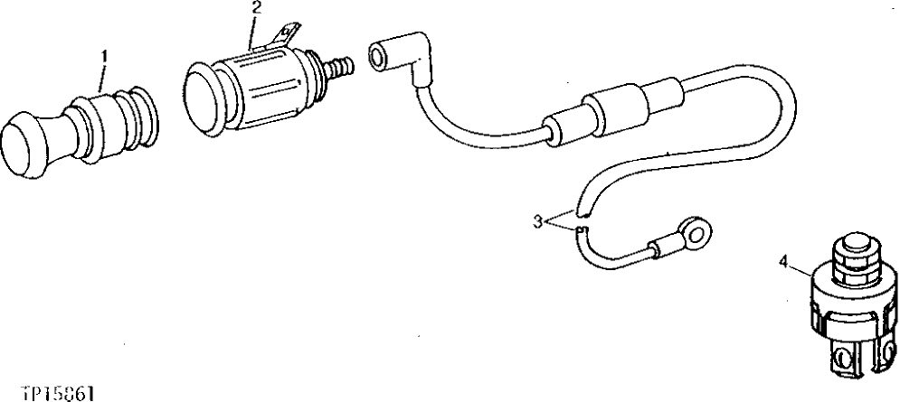 Схема запчастей John Deere 90C - 2 - CIGAR LIGHTER 2004 - SAFETY, CONVENIENCE AND MISCELLANEOUS 20
