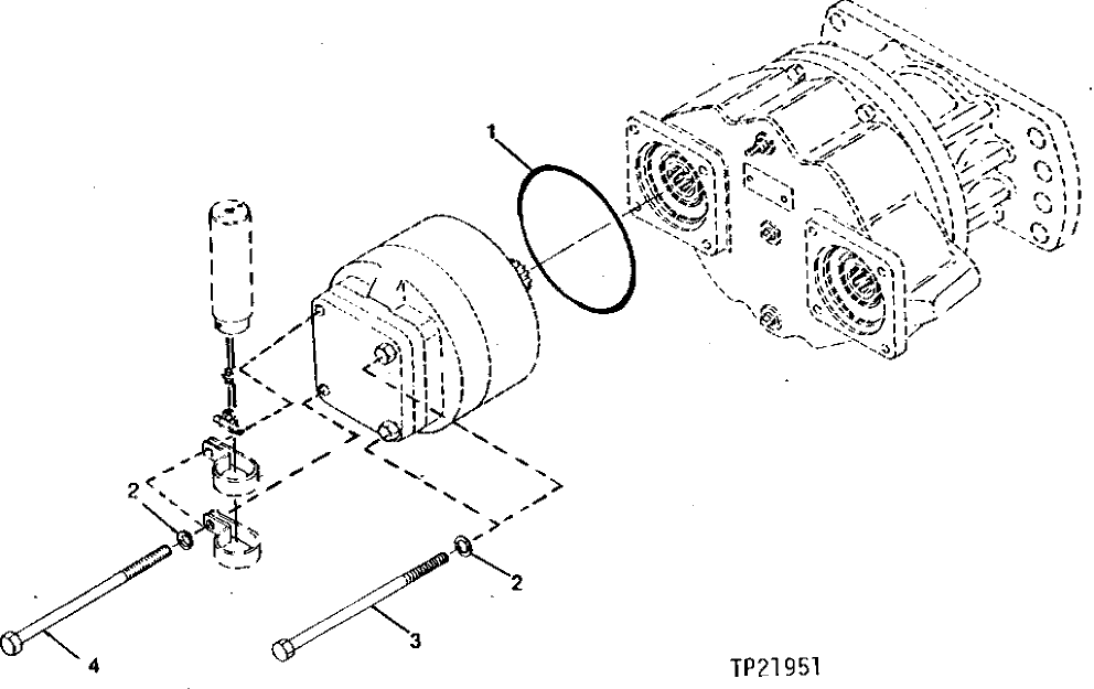 Схема запчастей John Deere 90CR - 7 - PROPEL BRAKE MOUNTING 250 - AXLES AND SUSPENSION SYSTEMS 2