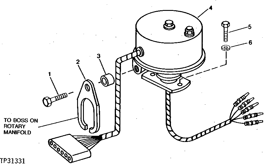 Схема запчастей John Deere 90CR - 14 - ELECTRICAL SLIP-RING 250 - AXLES AND SUSPENSION SYSTEMS 2