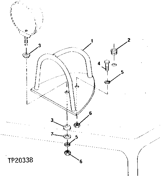 Схема запчастей John Deere 90CR - 3 - WORK LIGHT GUARD 1673 - ELECTRICAL SYSTEMS 16