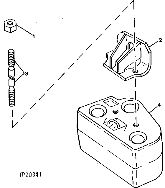 Схема запчастей John Deere 90CR - 2 - AUXILIARY COUNTERWEIGHT 1749 - FRAMES, CHASSIS OR SUPPORTING STRUCTURE 17