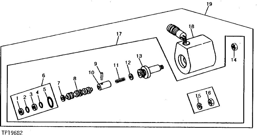 Схема запчастей John Deere 90CR - 1 - SWING LOCK SOLENOID VALVE 4360 - SWING, ROTATION OR PIVOTING SYSTEM 43