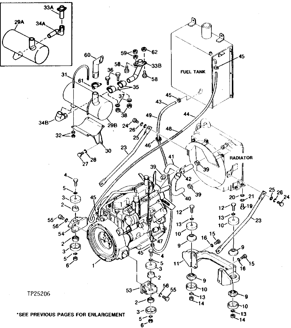 Схема запчастей John Deere 0 - 6 - ENGINE AUXILIARY SYSTEMS 510 - ENGINE AUXILIARY SYSTEM 5
