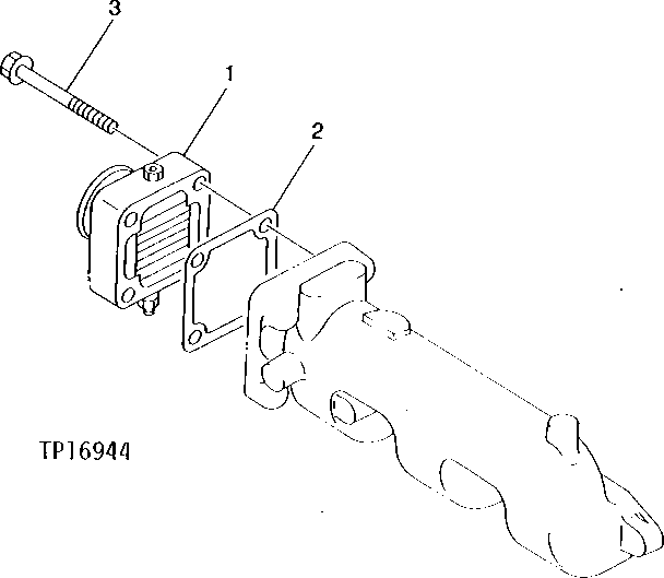 Схема запчастей John Deere 0 - 4 - AIR HEATER 410 - ENGINE 4