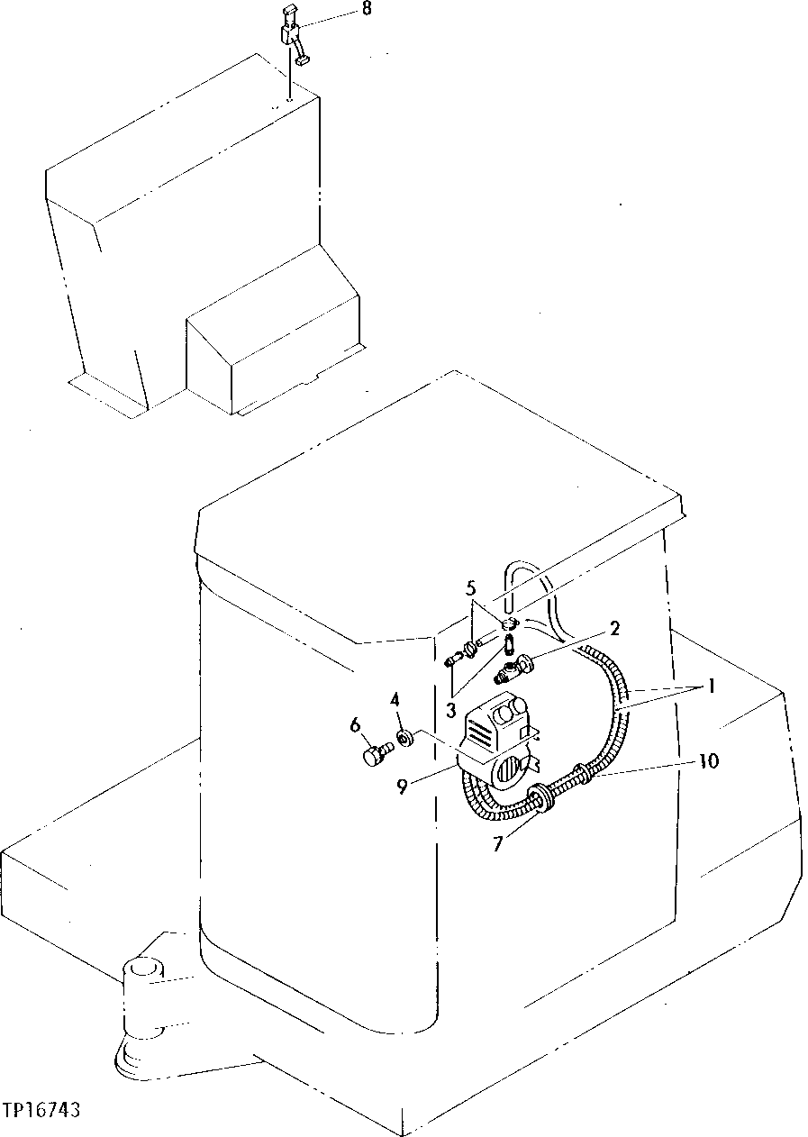Схема запчастей John Deere 0 - 2 - CAB HEATER 1830 - OPERATORS STATION 18