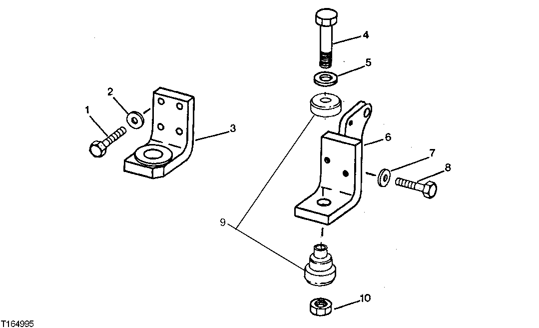 Схема запчастей John Deere 90D - 1 - ENGINE MOUNTS 540 - ENGINE AUXILIARY SYSTEMS 5
