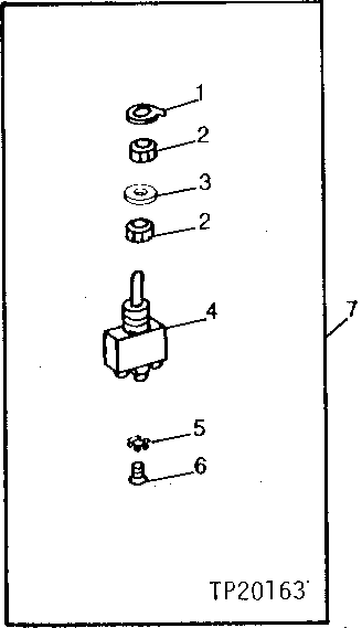 Схема запчастей John Deere 90D - 16 - SAW AND REAR LIGHT SWITCHES 1674 - ELECTRICAL SYSTEMS 16