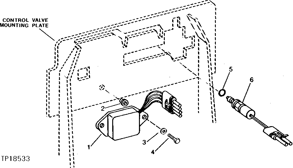 Схема запчастей John Deere 90D - 4 - AUTO IDLE TIMER AND LOAD SENSING SWITCH 1676 - ELECTRICAL SYSTEMS 16