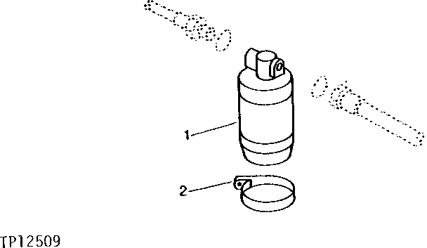 Схема запчастей John Deere 90D - 7 - RECEIVER DRYER 1830 - OPERATORS STATION 18