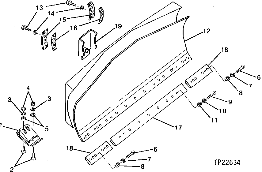Схема запчастей John Deere 90D - 1 - BLADE 3201 - BULLDOZERS 32