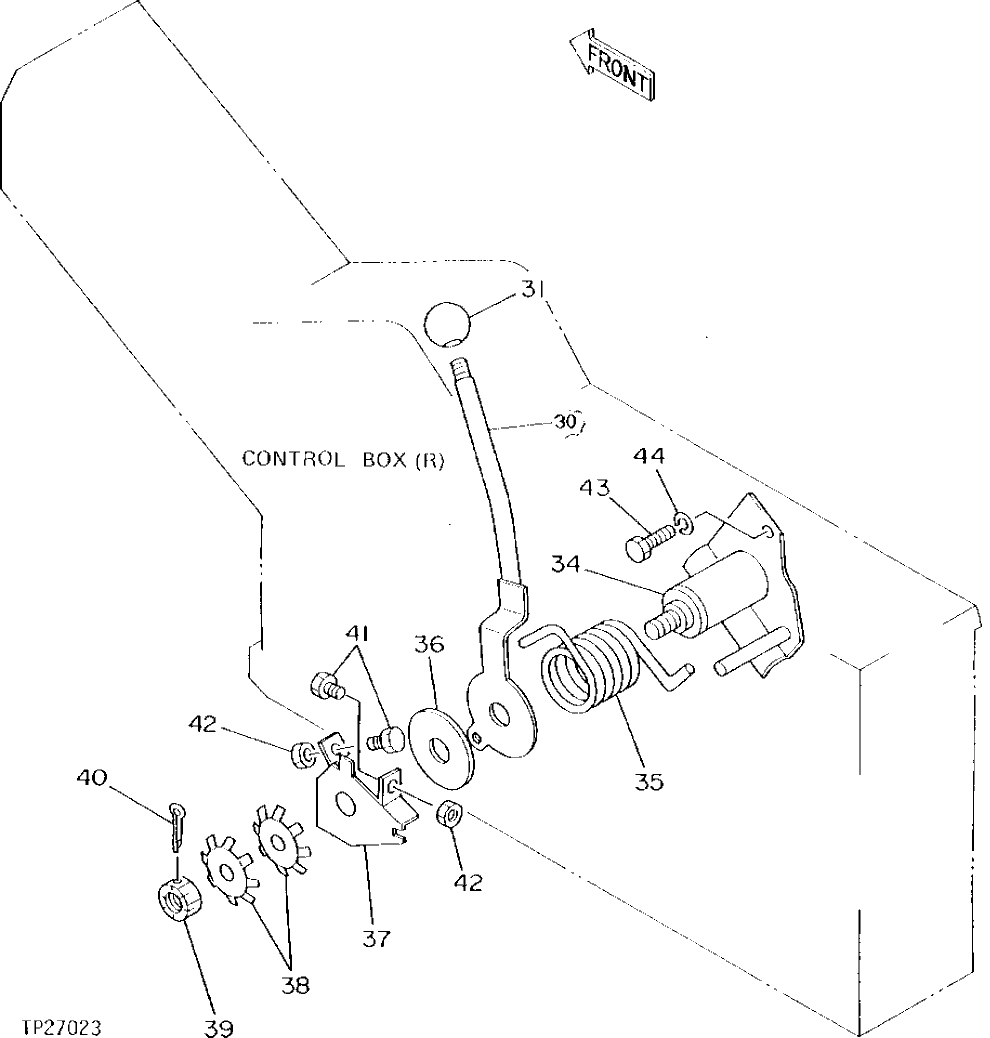 Схема запчастей John Deere 90D - 4 - ENGINE THROTTLE 515 - ENGINE AUXILIARY SYSTEMS 5
