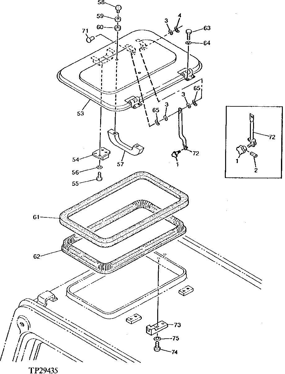 Схема запчастей John Deere 90D - 8 - CAB COMPONENTS 1810 - OPERATORS STATION 18