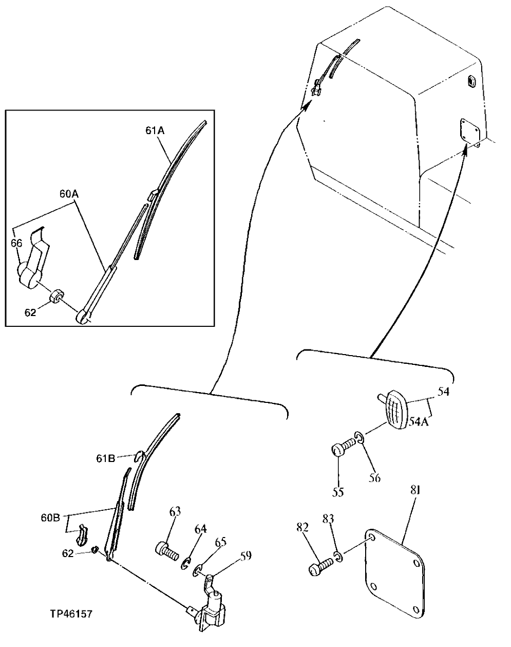 Схема запчастей John Deere 90D - 6 - ELECTRICAL PARTS 1674 - ELECTRICAL SYSTEM 16