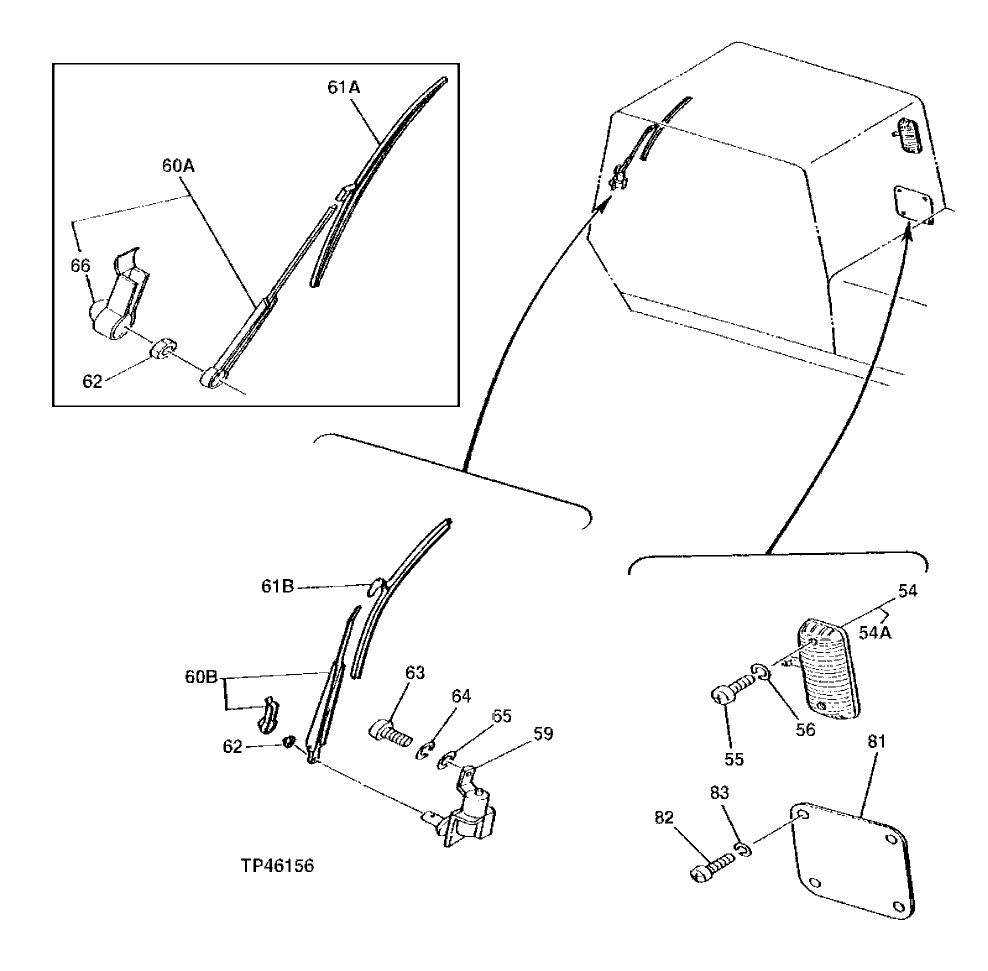 Схема запчастей John Deere 92DLC - 108 - ELECTRIC PARTS 1674 Wiring Harness And Switches