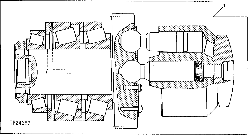 Схема запчастей John Deere 90D - 128 - MAIN PUMP ROTARY GROUP 2160 HYDRAULIC SYSTEM