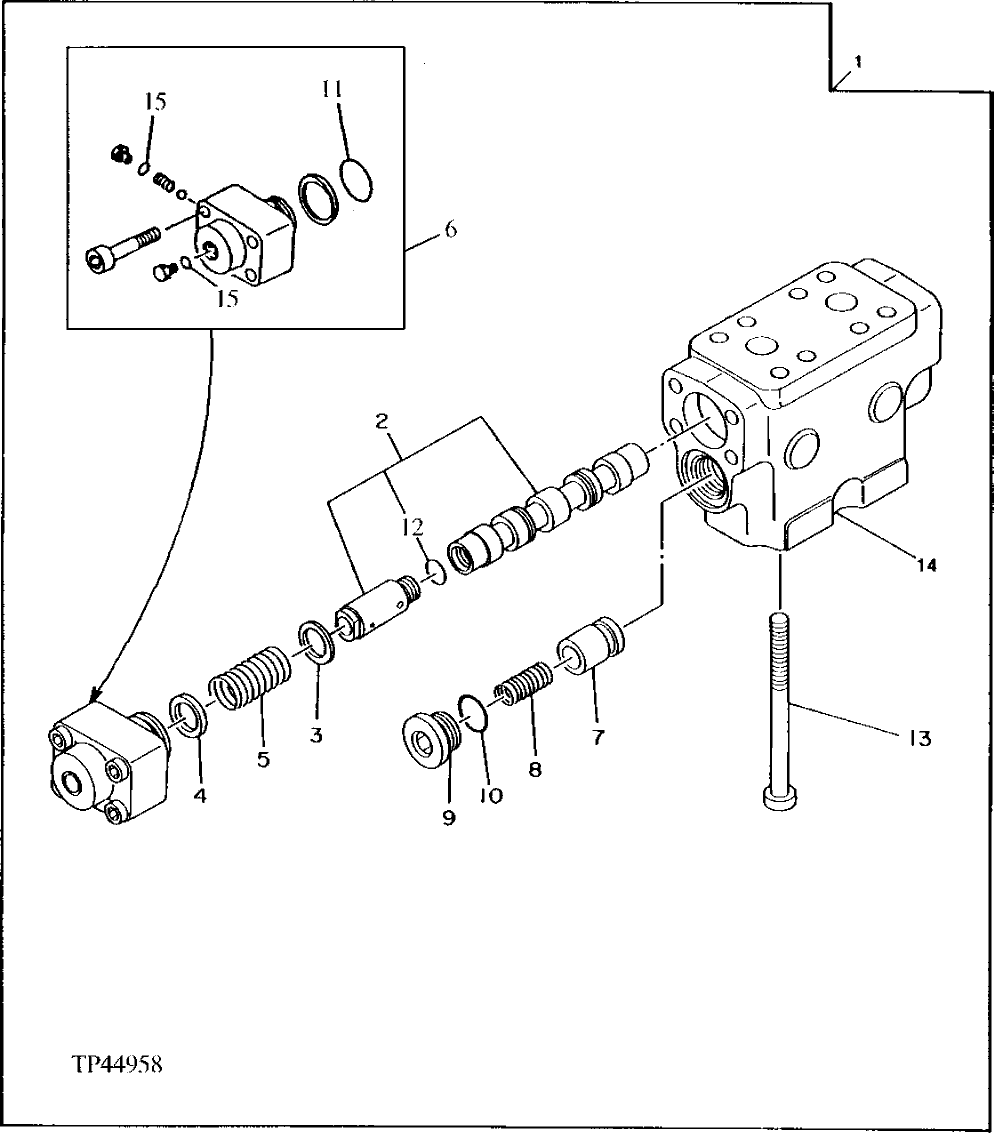Схема запчастей John Deere 92DLC - 4 - BRAKE VALVE 260 - AXLES AND SUSPENSION SYSEMS 2