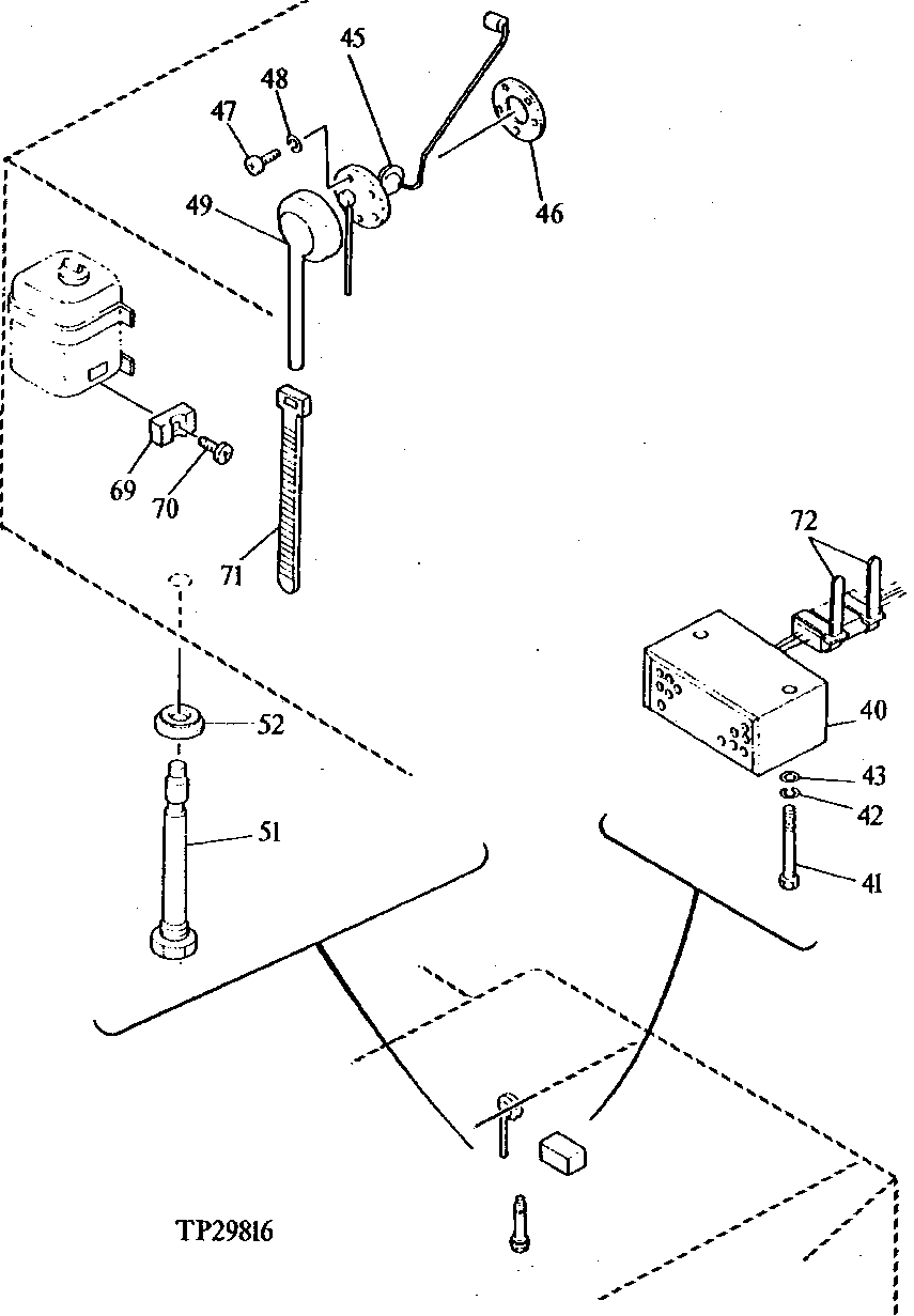 Схема запчастей John Deere 92DLC - 12 - ELECTRIC PARTS 1674 - ELECTRICAL SYSTEM 16