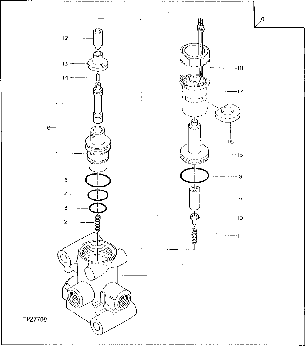 Схема запчастей John Deere 92DLC - 26 - SOLENOID VALVE 3360 - EXCAVATOR 33