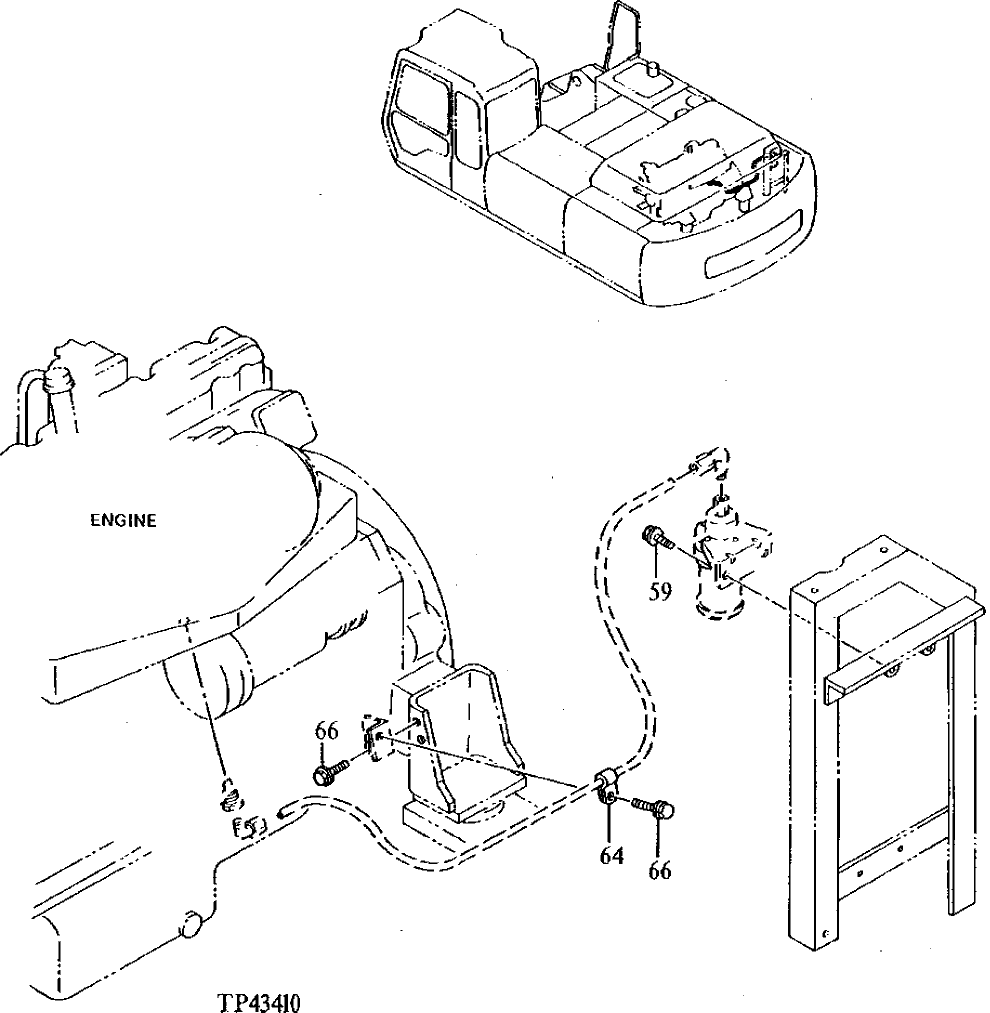 Схема запчастей John Deere 92ELC - 78 - Ether Aid 0505 Cold Weather Starting Aids