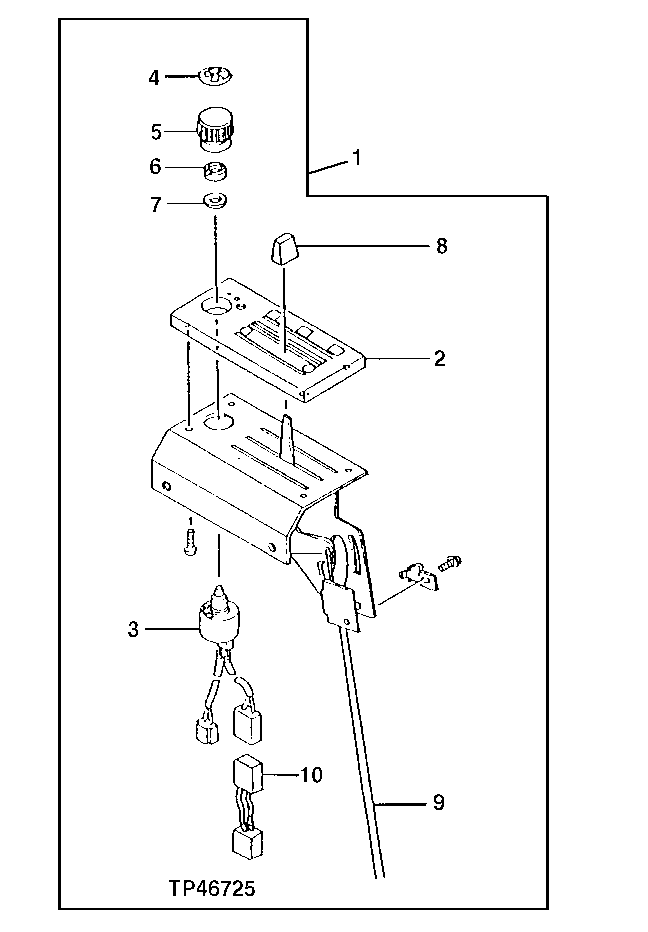 Схема запчастей John Deere 92ELC - 169 - Heater Controls (007414 - 011509) 1830 Heating & Air Conditioning