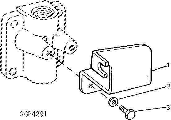 Схема запчастей John Deere 92ELC - 50 - SPEED CONTROL BRACKET 0413 Fuel Injection System 6101AT010 6101AT010