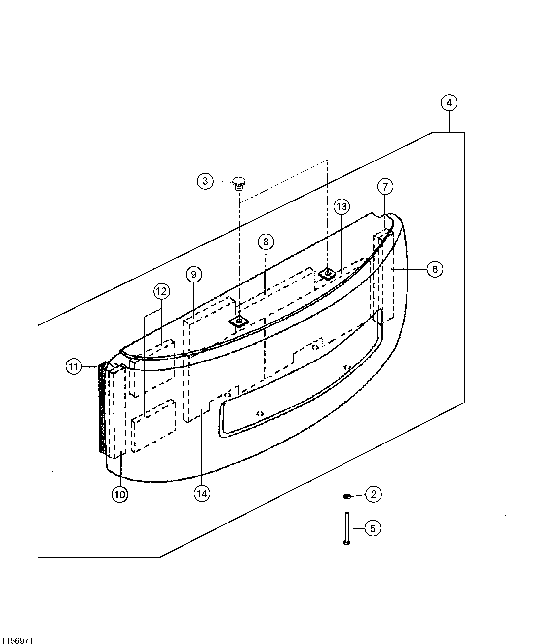Схема запчастей John Deere 00LC - 169 - COUNTERWEIGHT 1740 FRAME INSTALLATION