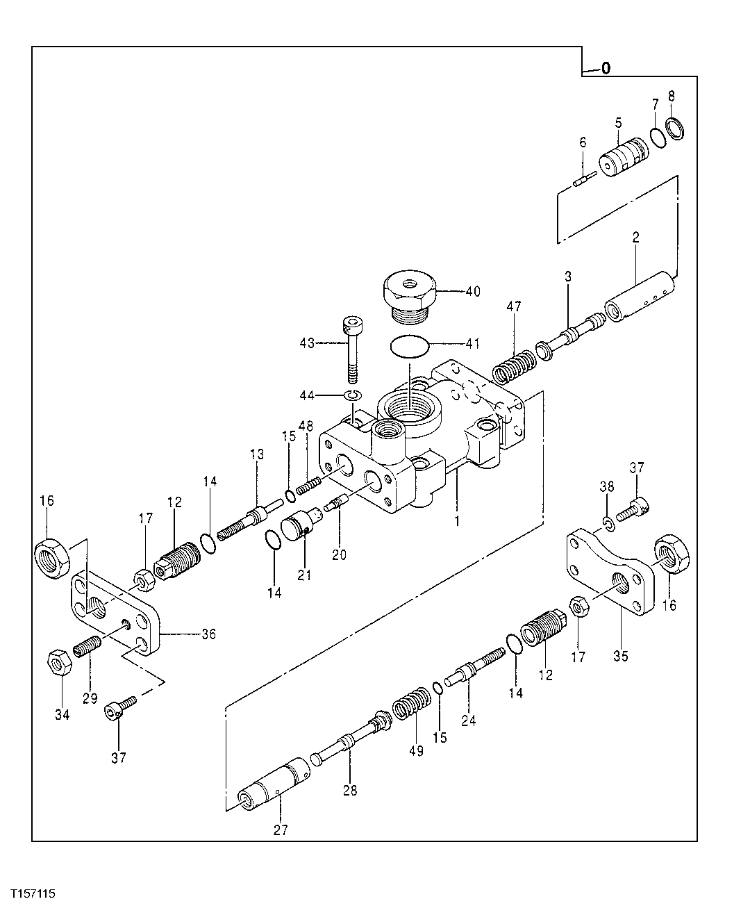 Схема запчастей John Deere 20 - 270 - Regulator 2160 Vehicle Hydraulics
