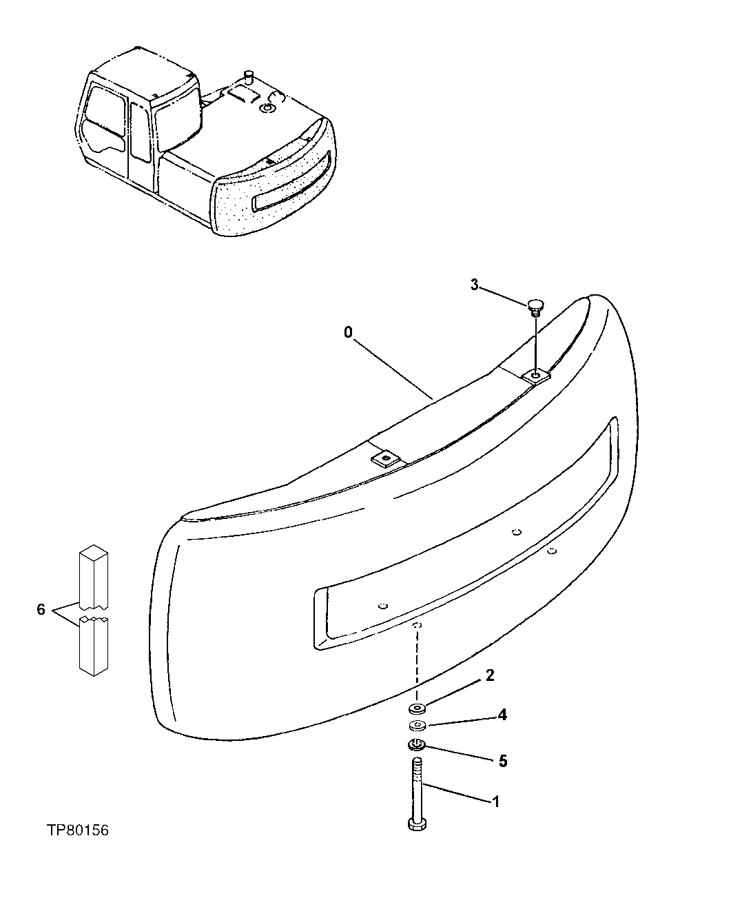 Схема запчастей John Deere 10 - 155 - Counterweight 1740 Frame Installation