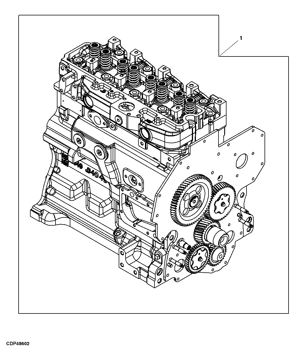 Схема запчастей John Deere 30LCR - 63 - 9901 Complete Block Assembly 0452A GASKET REPLACEMENT KITS 4045TT050 4045TT050