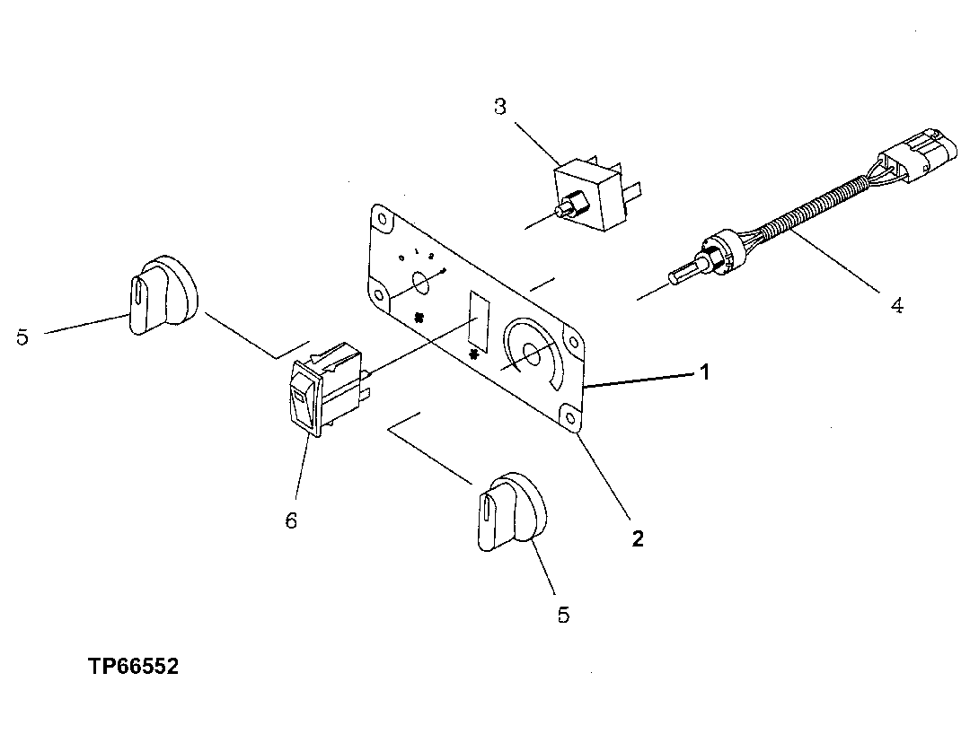 Схема запчастей John Deere 200LC, 330LC, 370 - 88 - REAR ENTRY CAB AIR CONDITIONER CONTROLLER 1830 HEATING AND AIR CONDITIONING