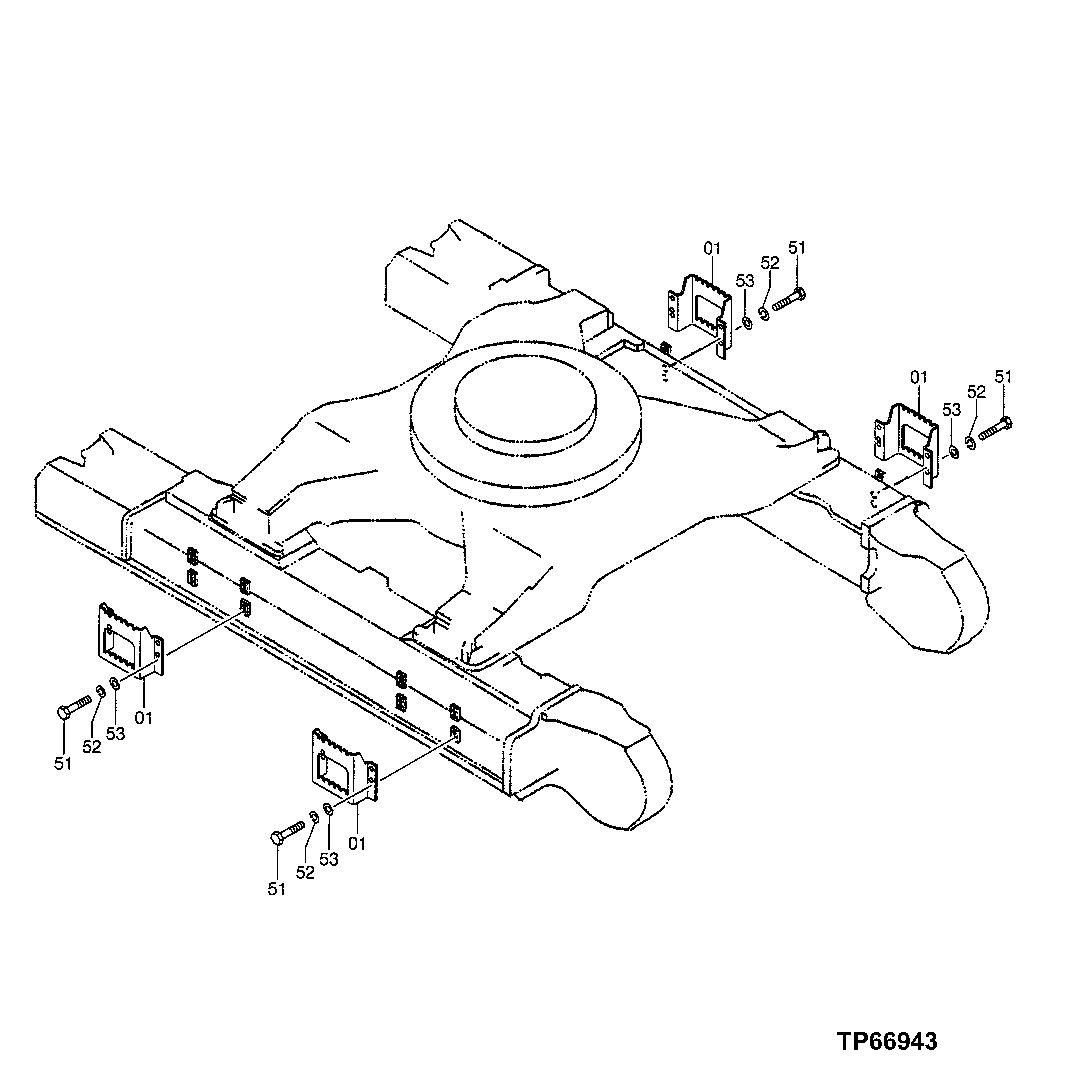 Схема запчастей John Deere 50LC - 2 - TRACK STEP 0130 Track Systems