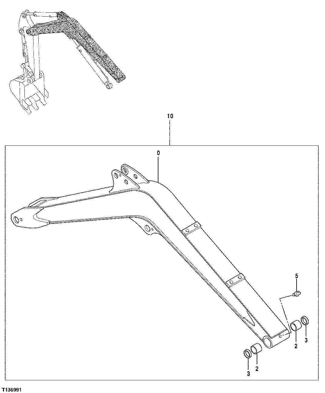 Схема запчастей John Deere 7ZTS - 95 - BOOM 3344 BOOM