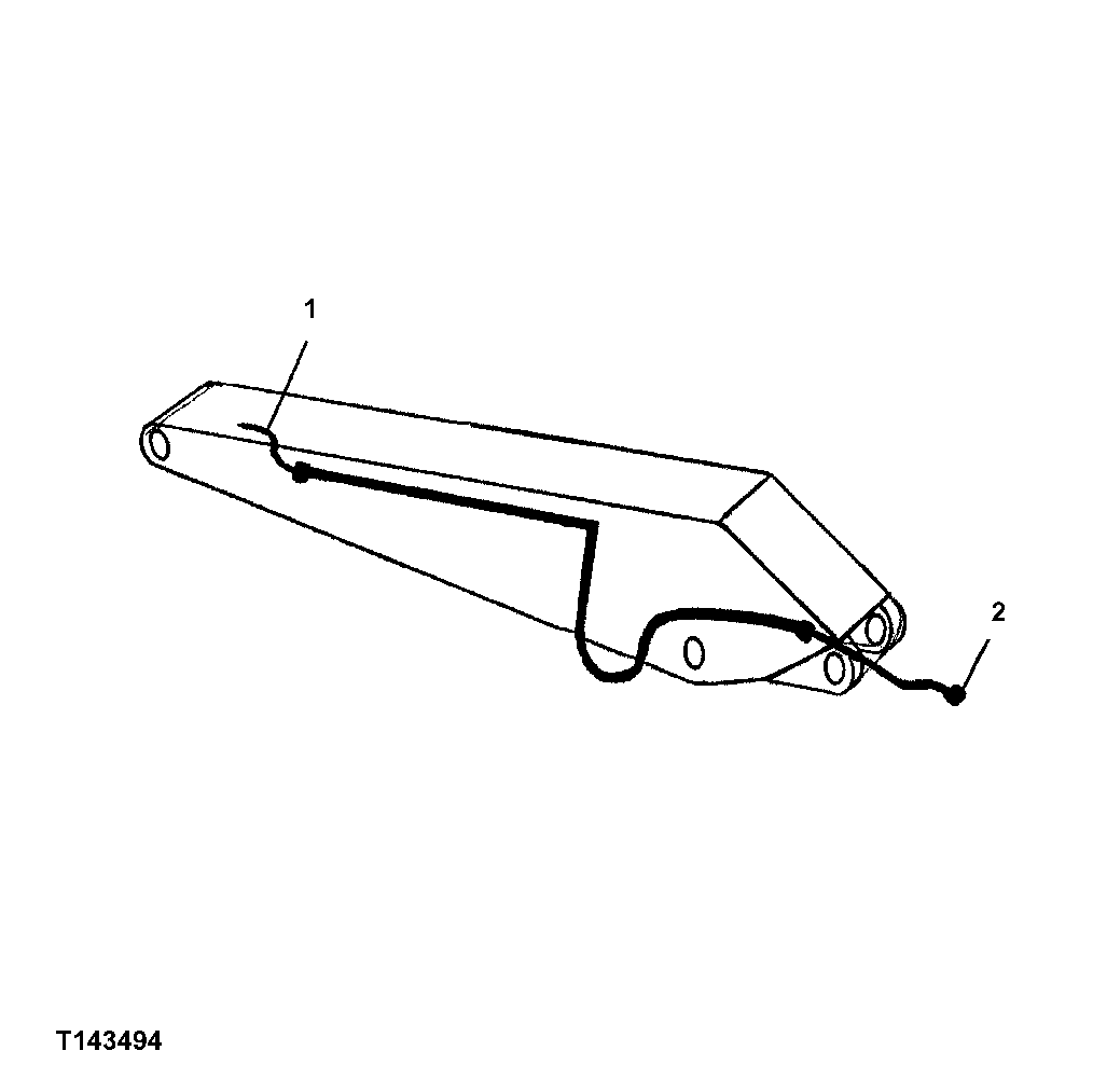 Схема запчастей John Deere 330LC, 370 - 60 - ROADBUILDER ARM WIRE HARNESS - BUTT-N-TOP 1674D Wiring Harness And Switches (Roadbuilder)