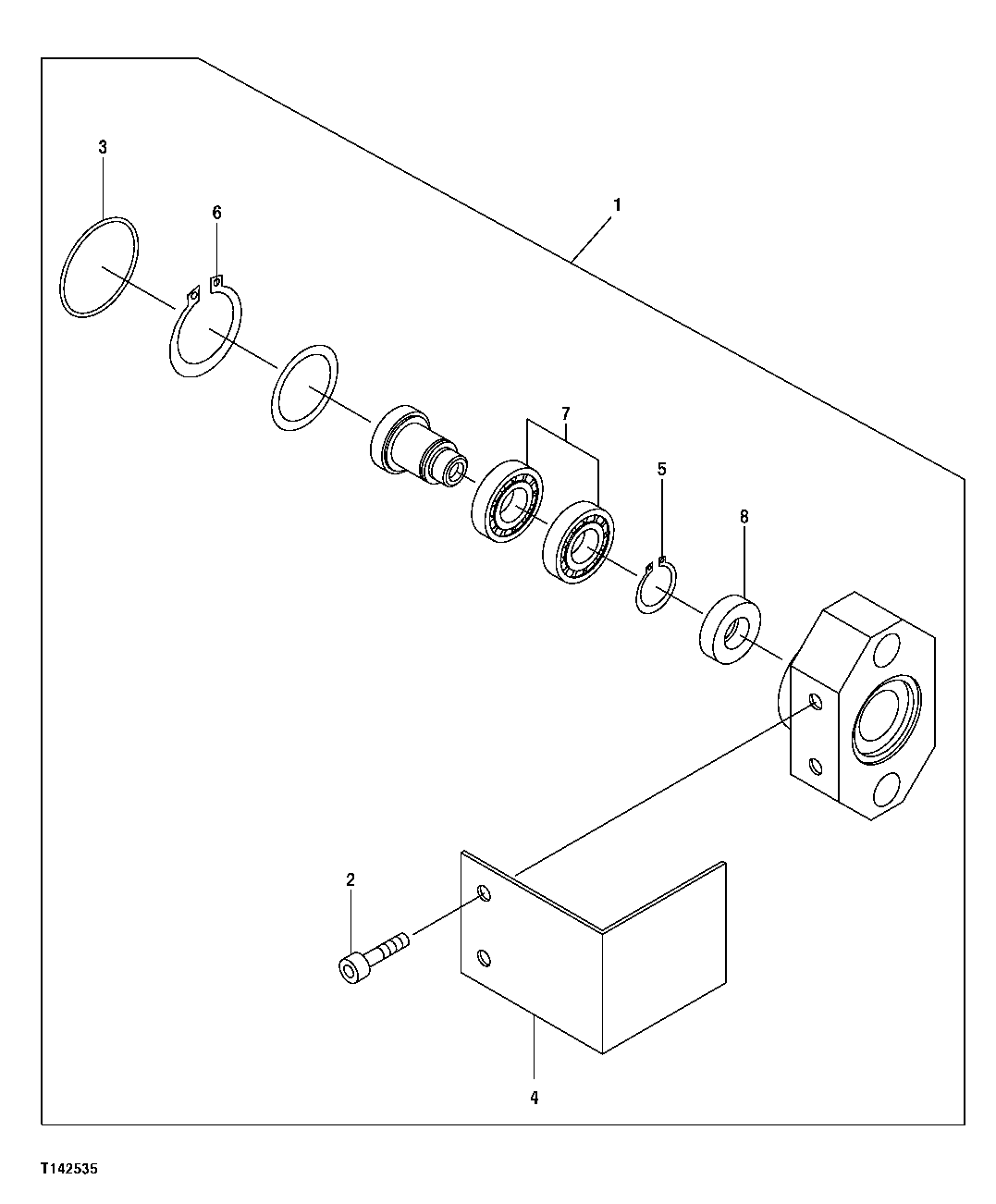 Схема запчастей John Deere 50CLC - 189 - ANGLE SENSOR 2160 VEHICLE HYDRAULICS