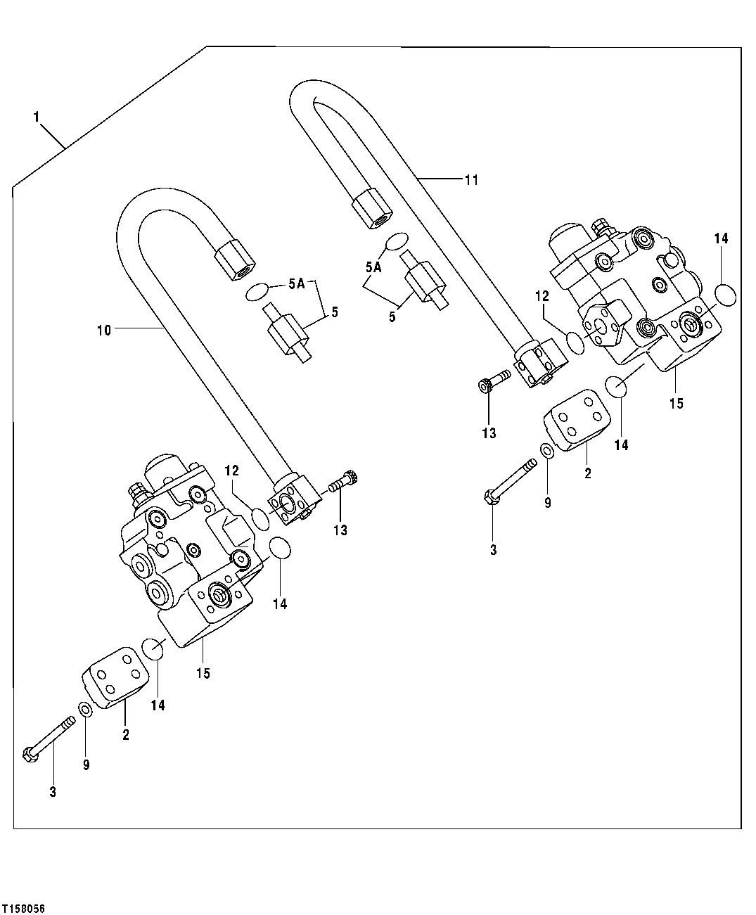 Схема запчастей John Deere 50CLC - 289 - BOOM CYLINDER LOAD LOWERING VALVE 3360 HYDRAULIC SYSTEM