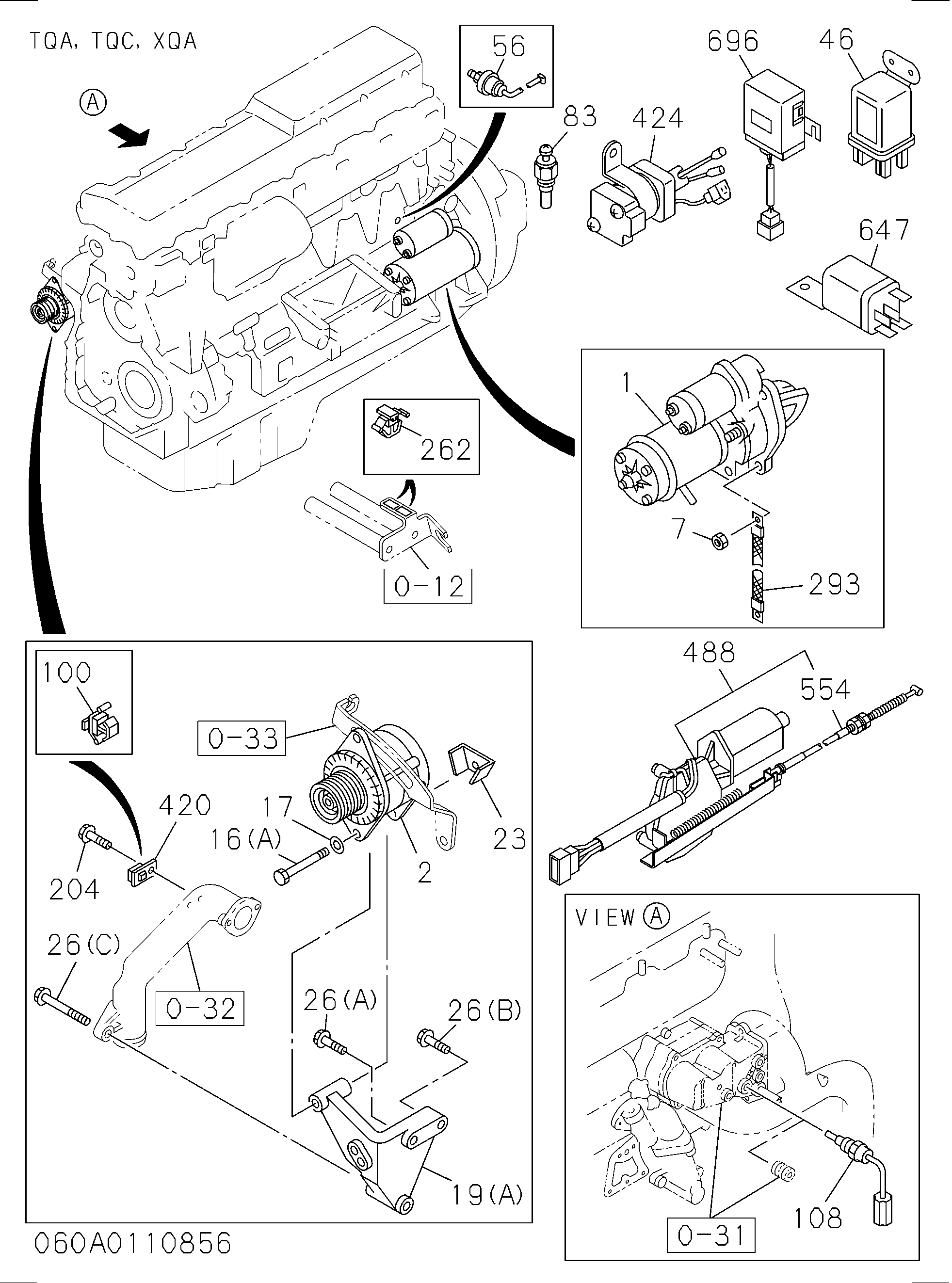 Схема запчастей John Deere 00C - 107 - 0-60 Engine Electrical Control Parts 0400B Engine - Miscellaneous Engine / Complete Engine