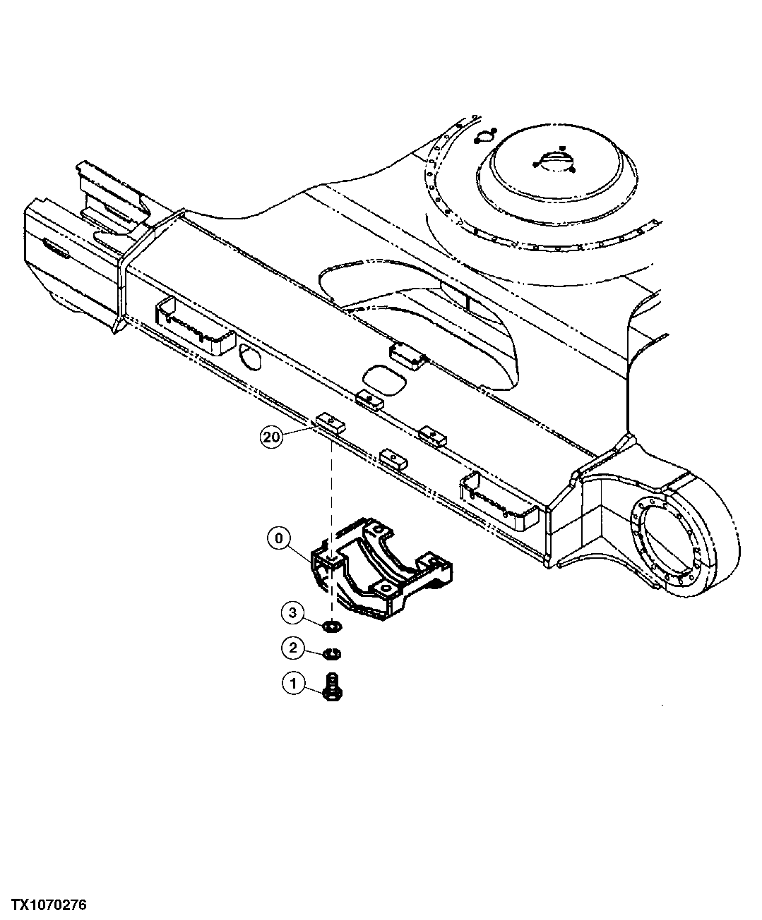 Схема запчастей John Deere 20C - 2 - TRACK GUARD 0130 TRACK SYSTEMS