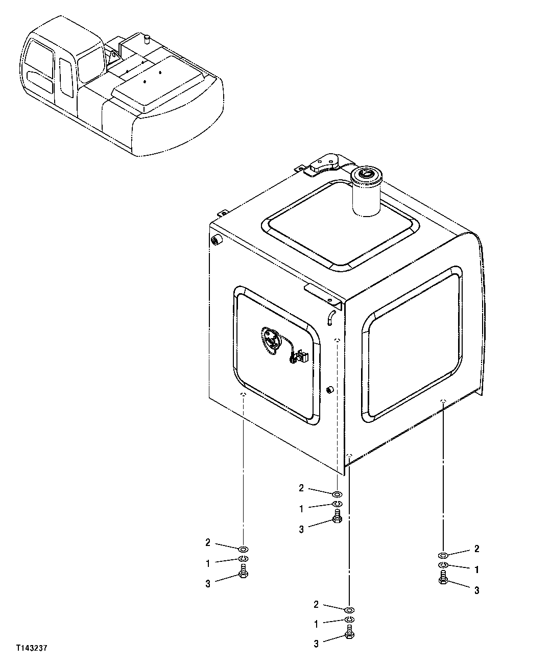 Схема запчастей John Deere 70CLC - 153 - FUEL TANK MOUNTING HARDWARE 0560 EXTERNAL FUEL SUPPLY SYSTEMS