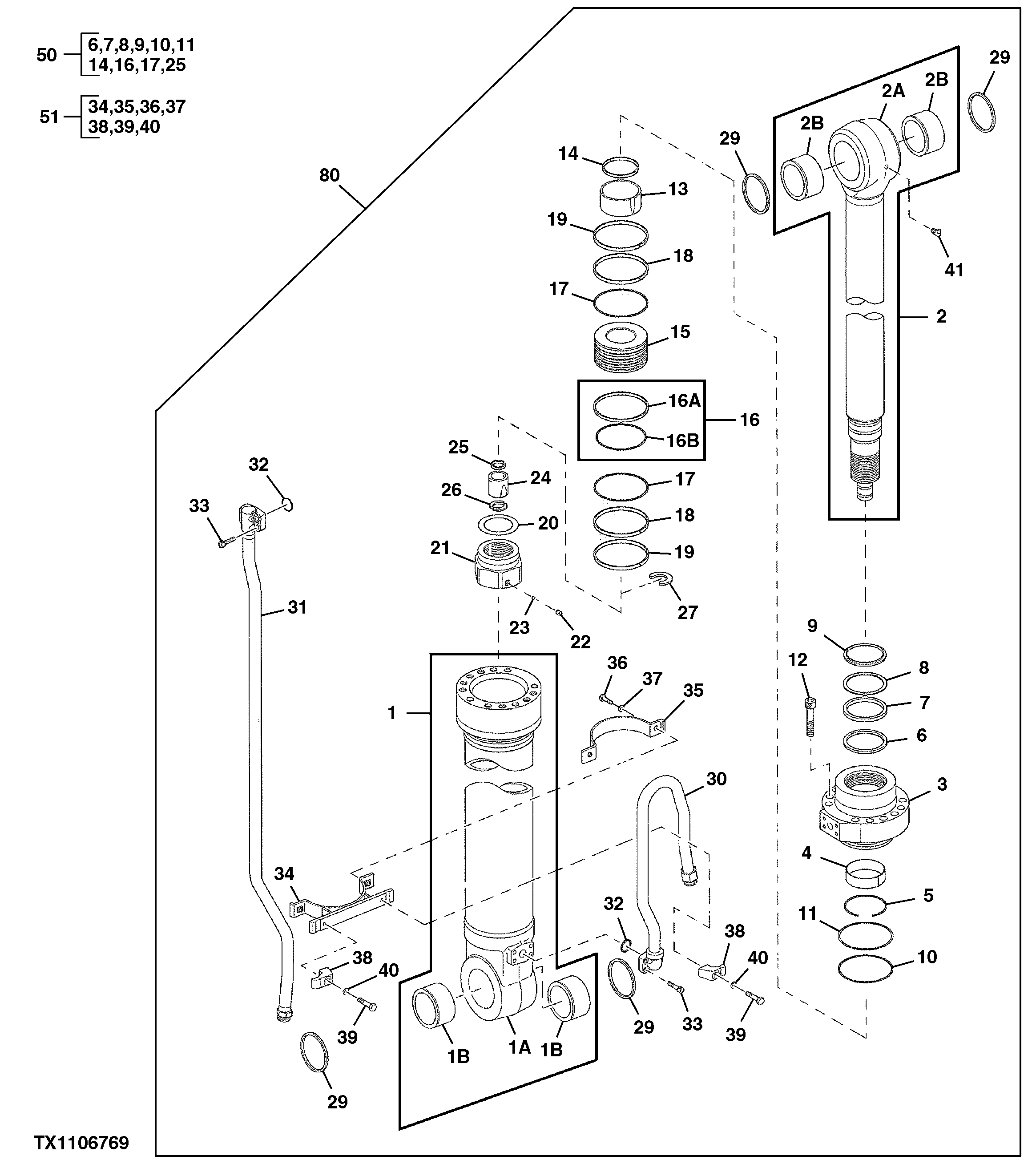 Схема запчастей John Deere 30CLC - 375 - Arm Cylinder Replacement 3360 HYDRAULIC SYSTEM