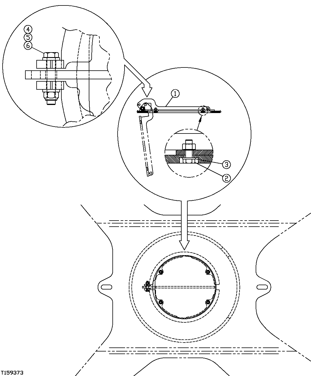 Схема запчастей John Deere 554 - 17 - TRACK FRAME BOTTOM COVER (SN. 200027- ) 0131 TRACK FRAMES