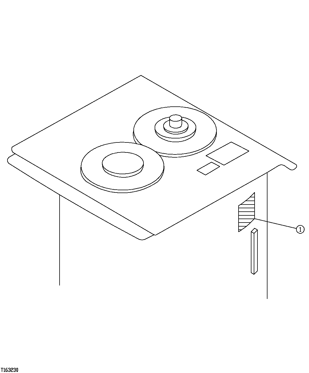 Схема запчастей John Deere 7C ZTS - 243 - HYDRAULIC OIL LEVEL DECAL 1322 DECALS & TRADEMARKS