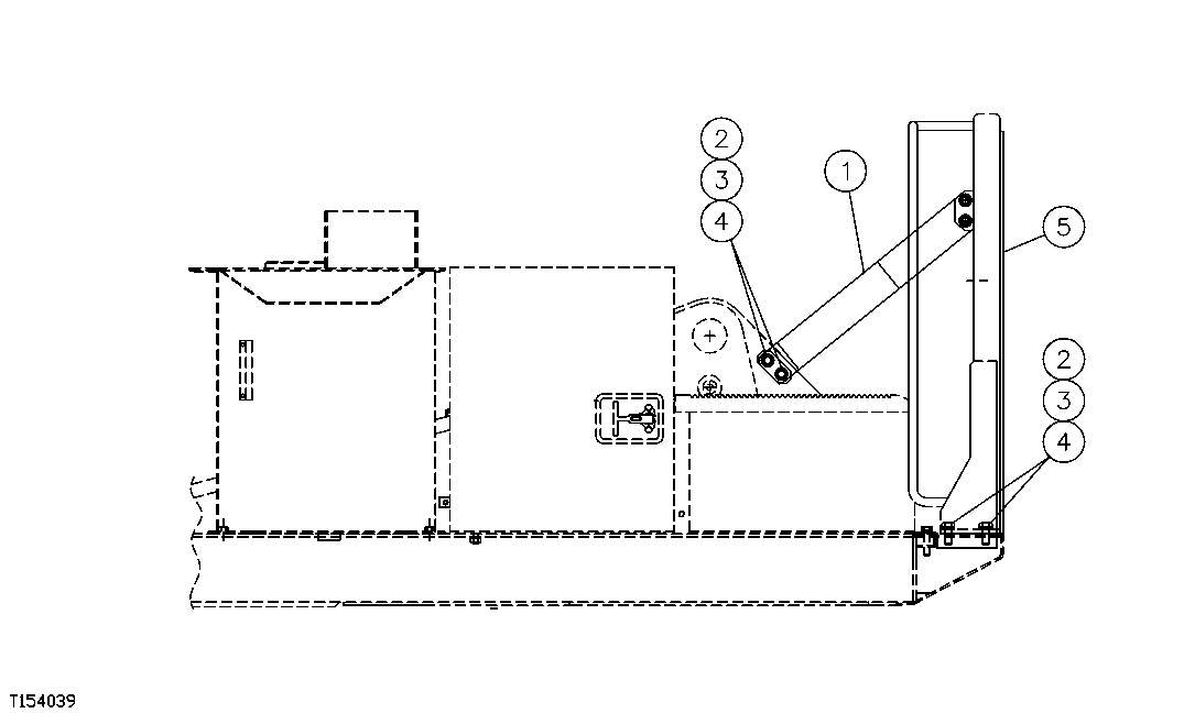 Схема запчастей John Deere 7C ZTS - 470 - FRONT RIGHT LOG DEFLECTOR AND SUPPORT BRACKET 1913 MISCELLANEOUS SHIELDS
